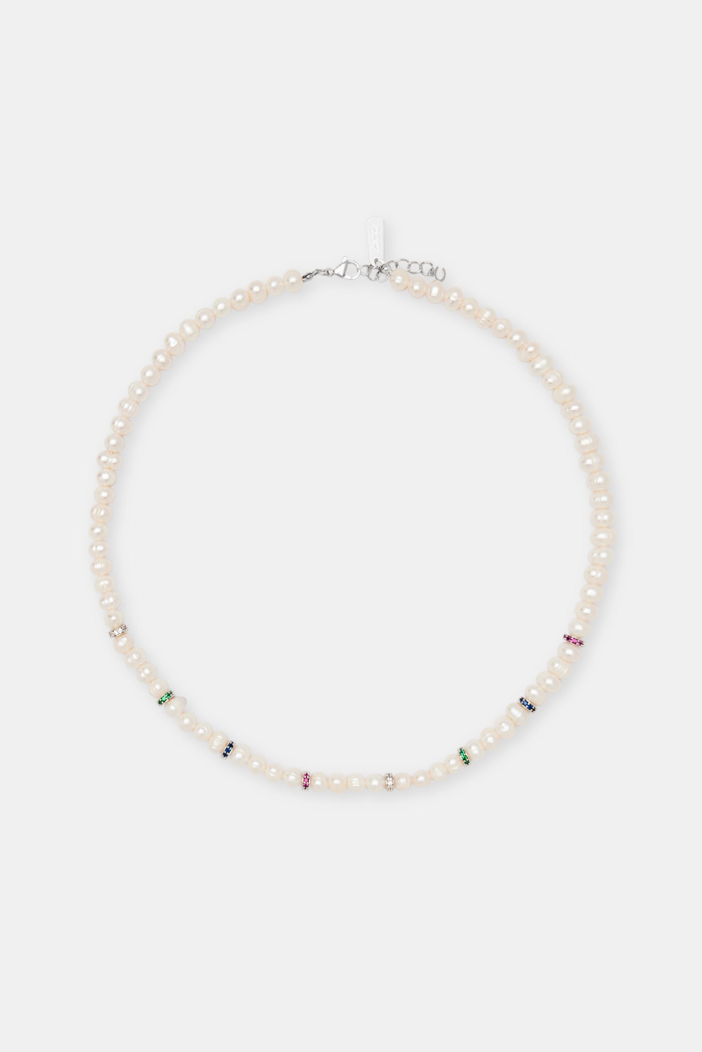 Freshwater Pearl Thin Ice Bead Necklace