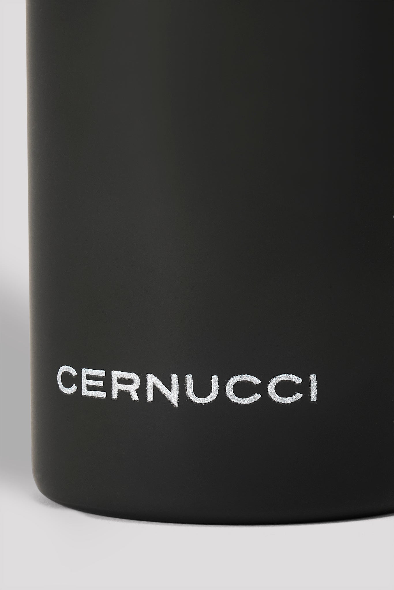 Cernucci Branded Bottle - Matte Black