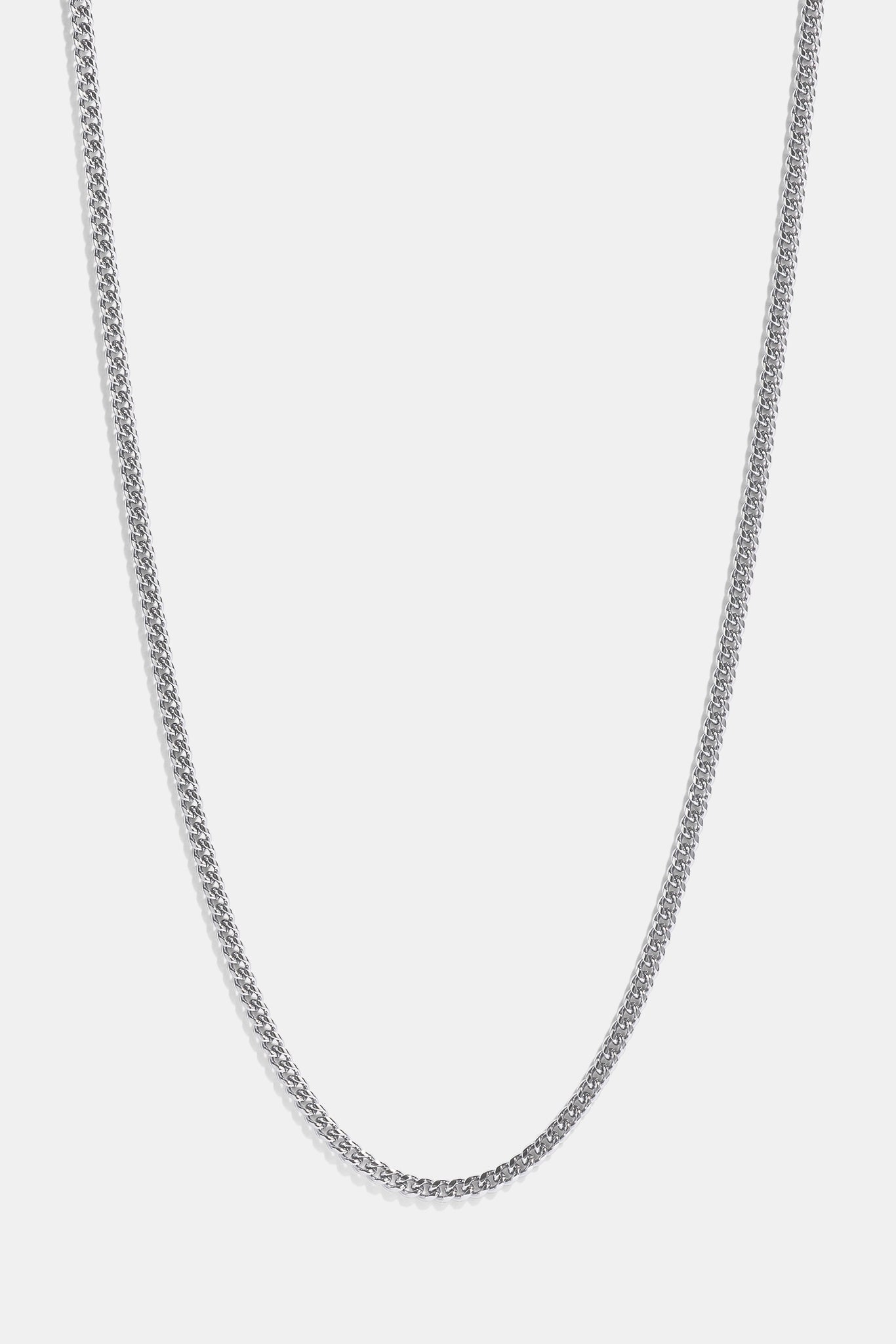 Miami Cuban Kette - 3.5mm - Weiß