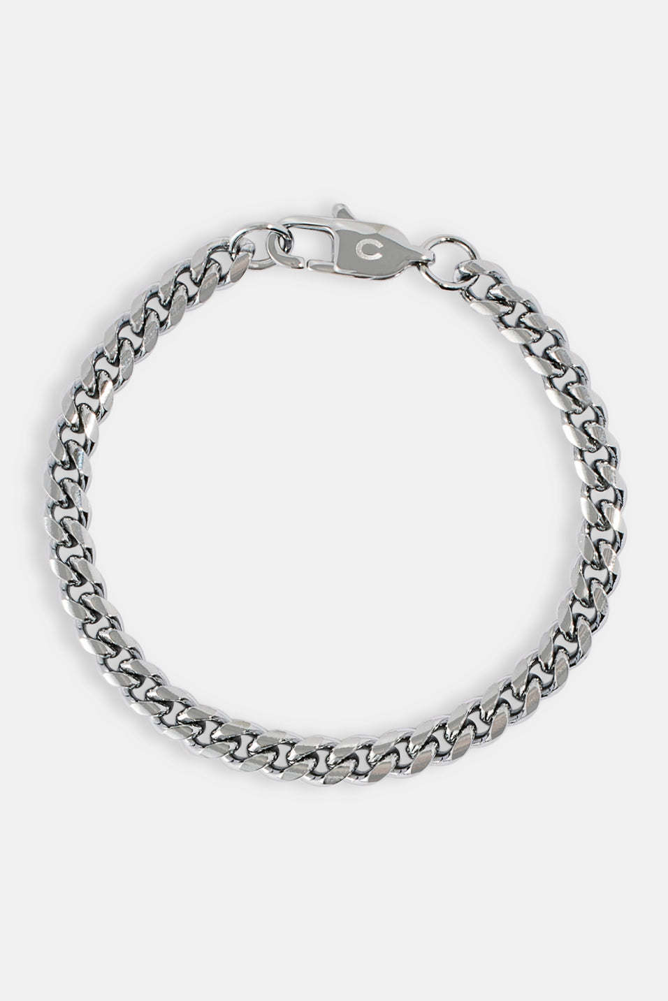 5 mm Miami Cuban Armband – Weiß