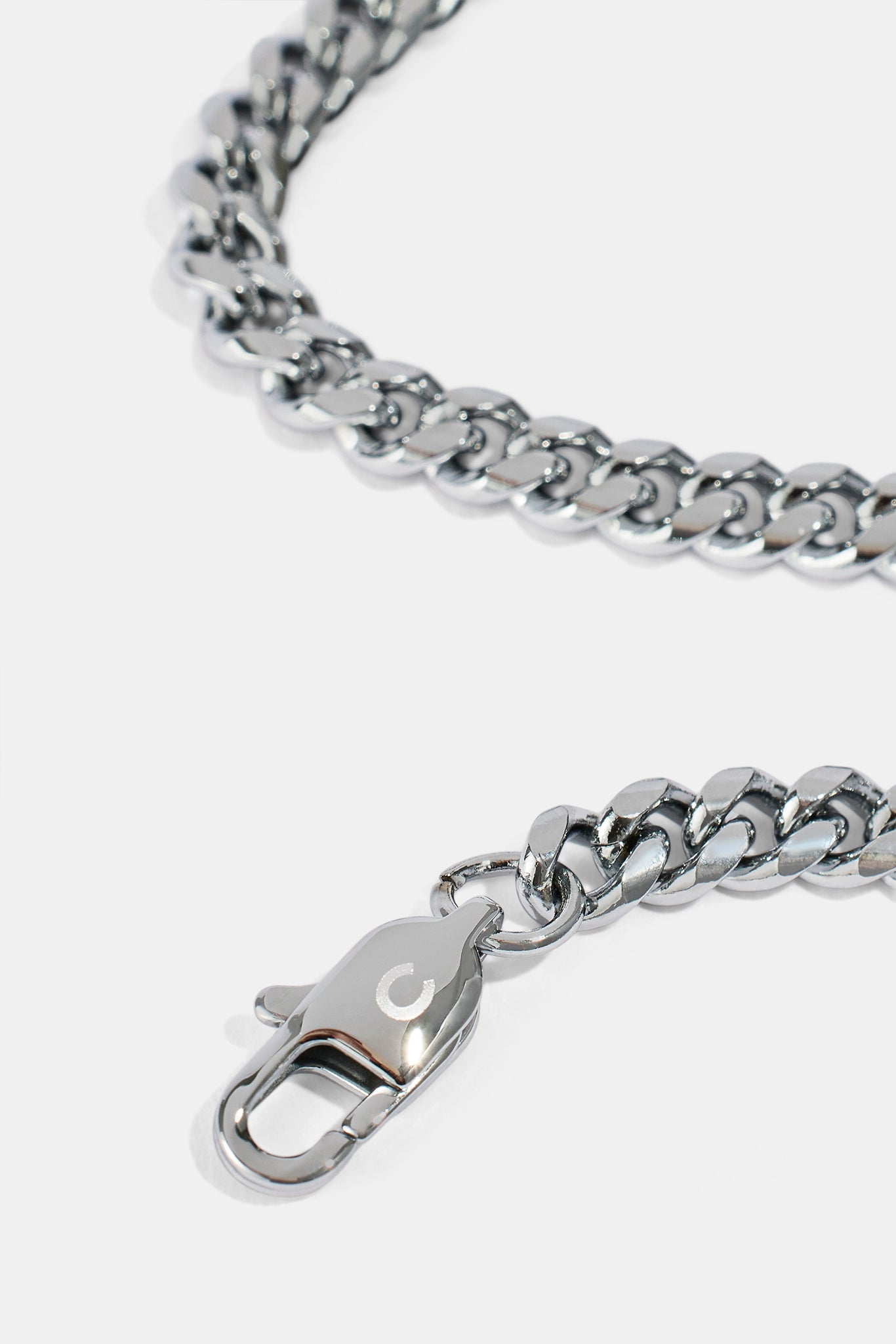 5 mm Miami Cuban Armband – Weiß