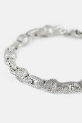 Eiskugel-Gliederarmband – 8 mm