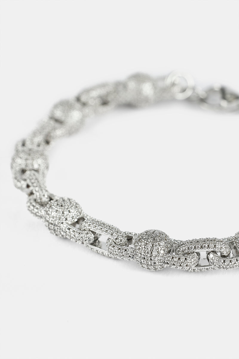 Eiskugel-Gliederarmband – 8 mm