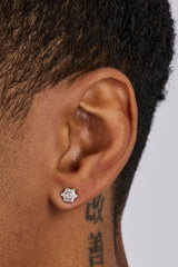 Iced &amp; Polished Mix Ohrstecker – 6 mm