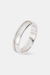 Polished & Iced Mix Ring - 5mm