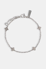 Poliertes Rolo-Armband mit Motiv – 8 mm