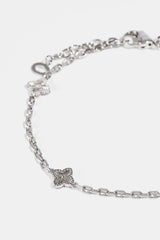 Poliertes Rolo-Armband mit Motiv – 8 mm