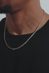 2,5 mm Mikro-Tenniskette – Gold 