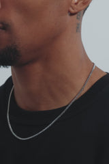 Micro Cuban Chain - 2.5mm - White