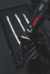 Moissanit Creolen - Gold