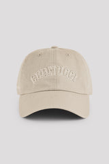 Womens Embroidered Cap - Washed Stone