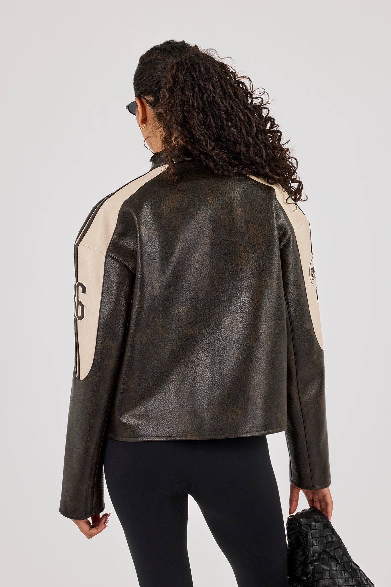 PU Cernucci Moto Jacket - Brown