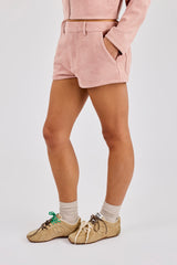 Suede Micro Short - Dusty Pink