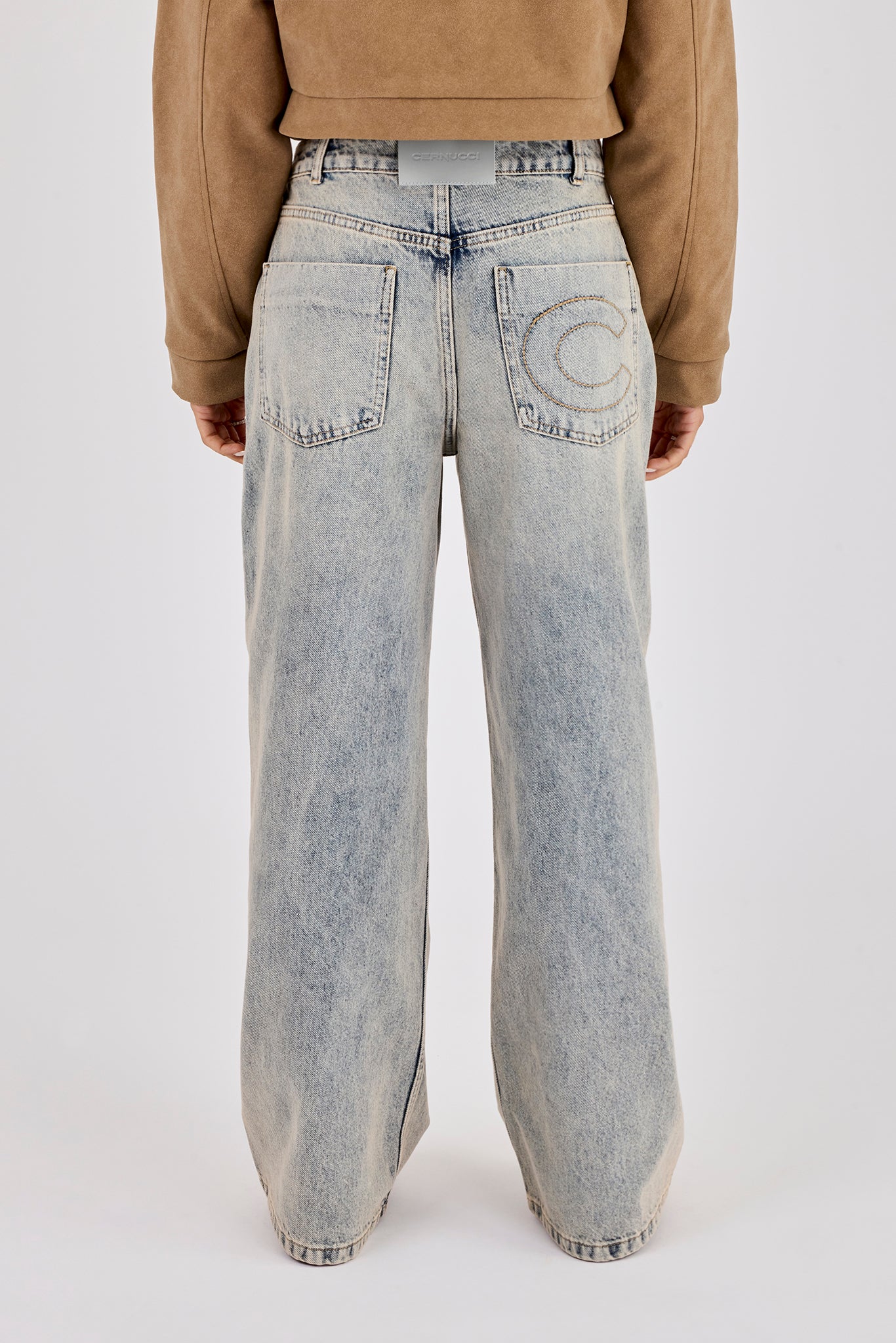 Low Rise Baggy Jean - Antique Wash