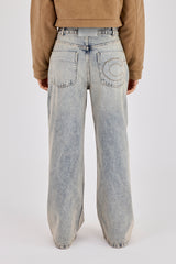 Low Rise Baggy Jean - Antique Wash