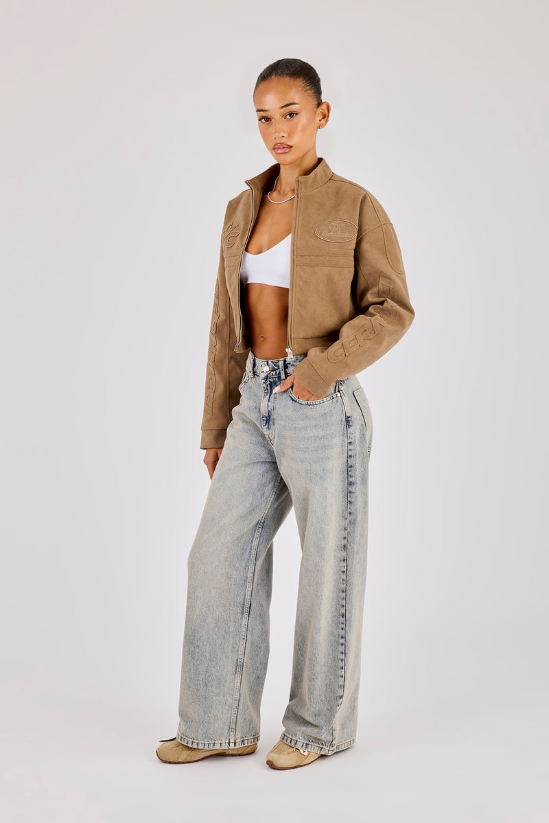 Low Rise Baggy Jean - Antique Wash