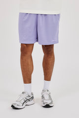 Relaxed Mesh Logo Short - Purple
