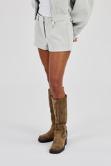 Suede Micro Short - Light Blue