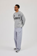 Nylon Check Trouser - Light Grey