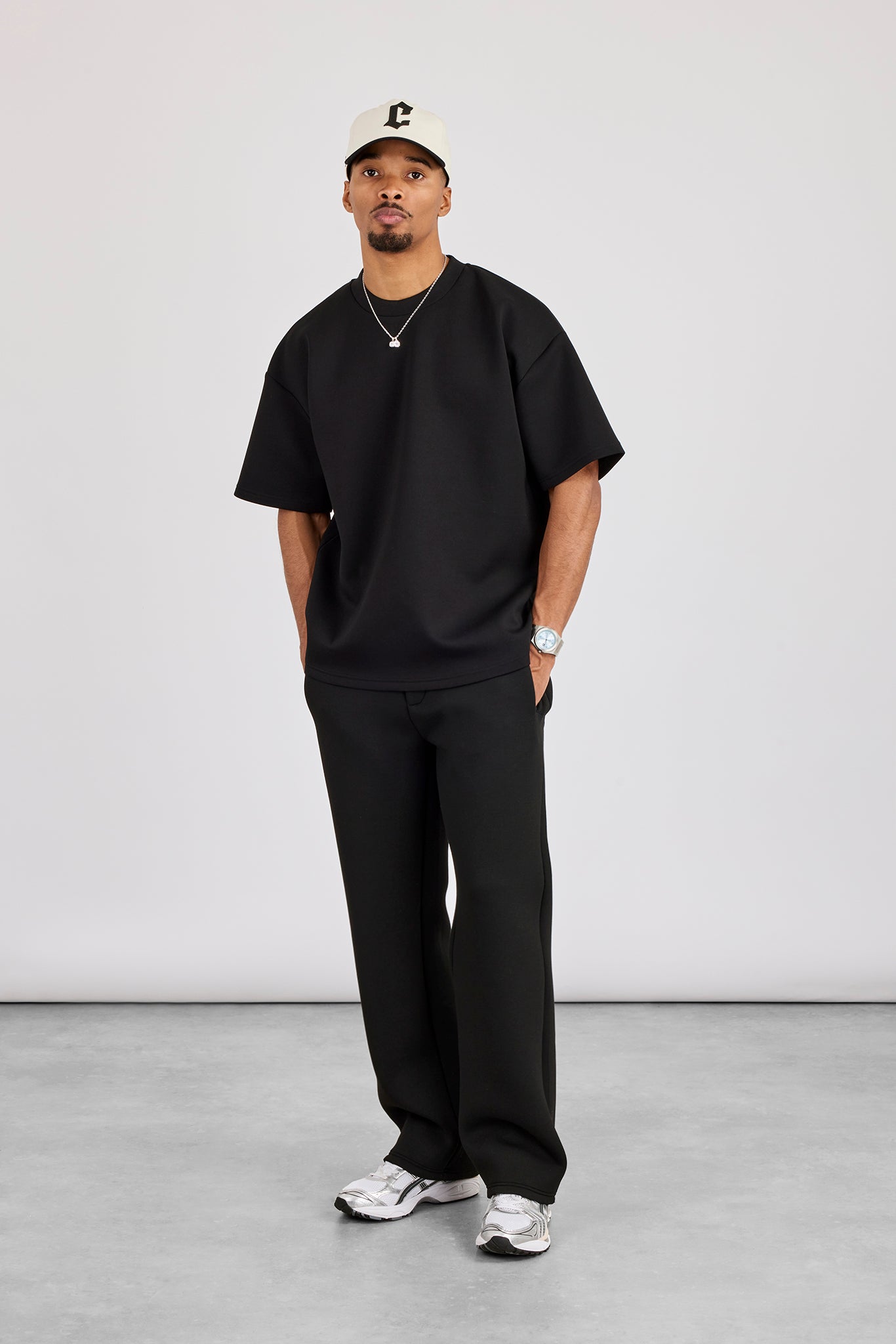 Scuba Oversized T-Shirt - Schwarz