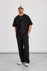 Scuba Oversized T-Shirt - Schwarz