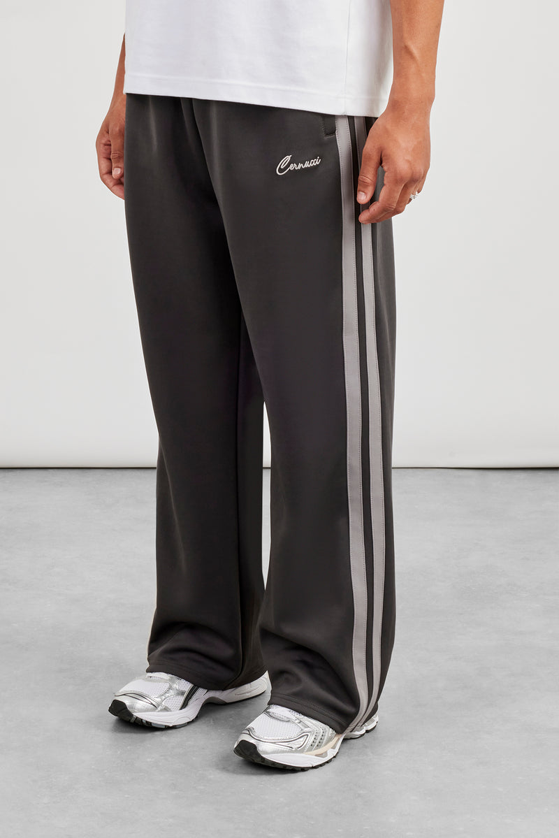 Relaxed Taping Track Pant - Charcoal