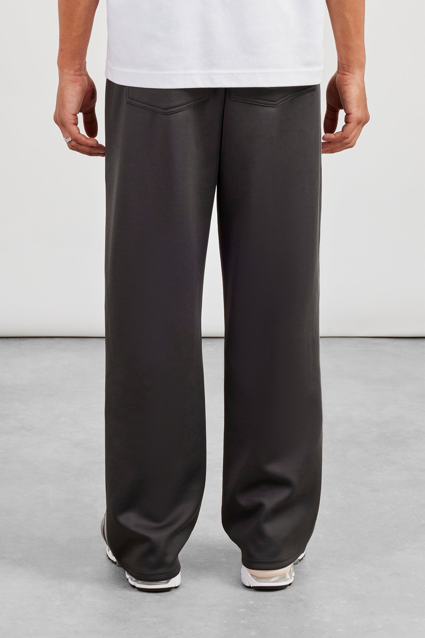 Relaxed Taping Track Pant - Charcoal