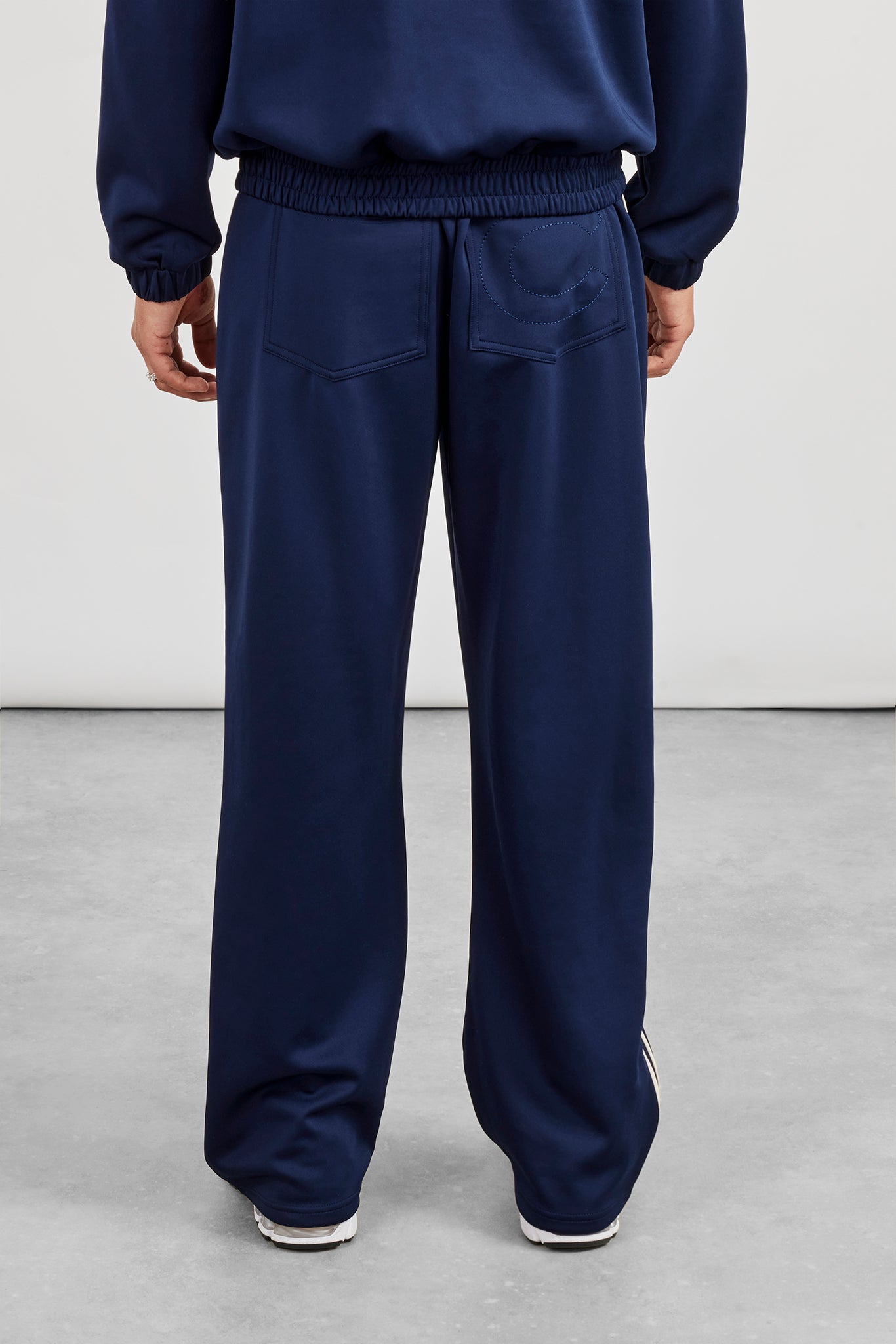 Relaxed Taping Track Pant - Marineblau