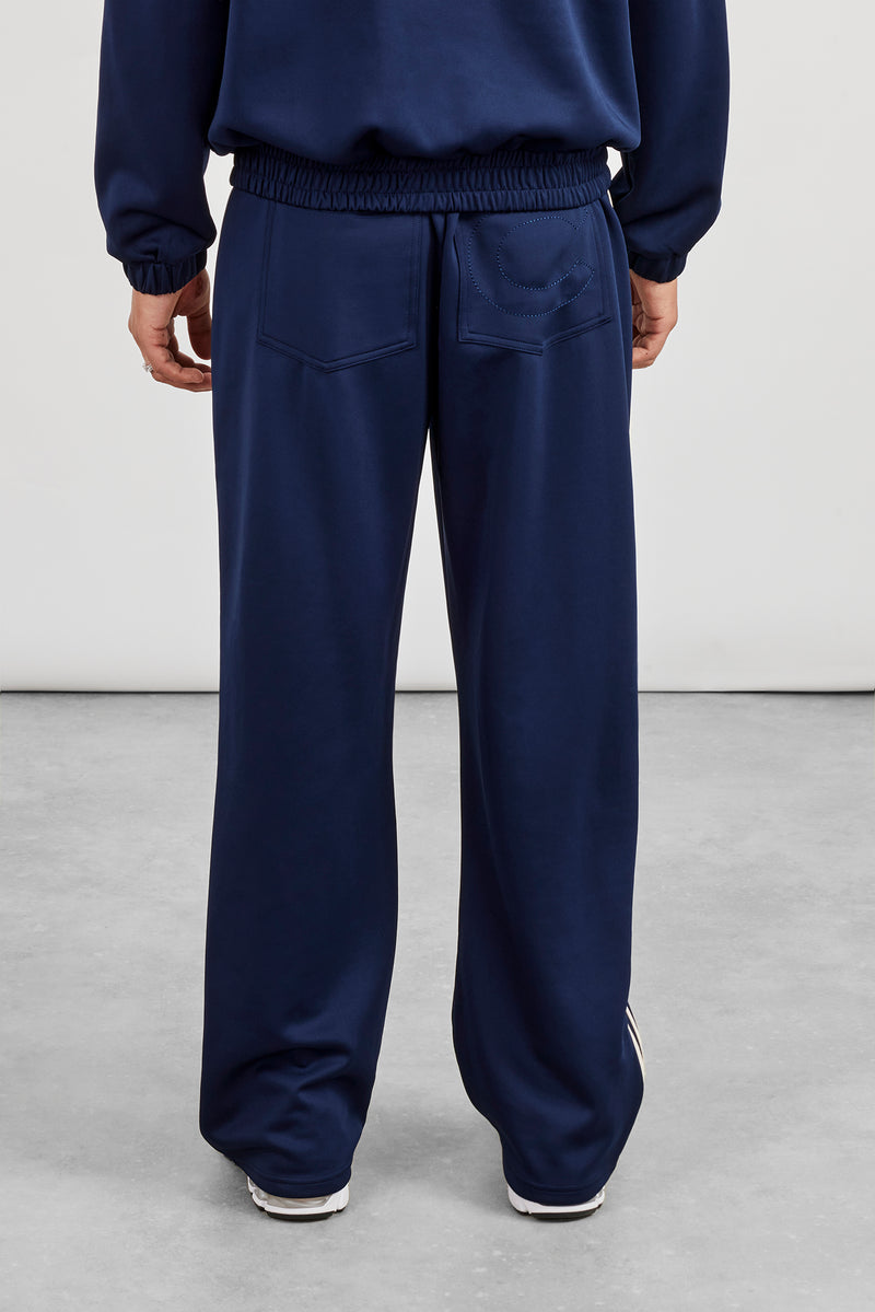 Relaxed Taping Track Pant - Marineblau