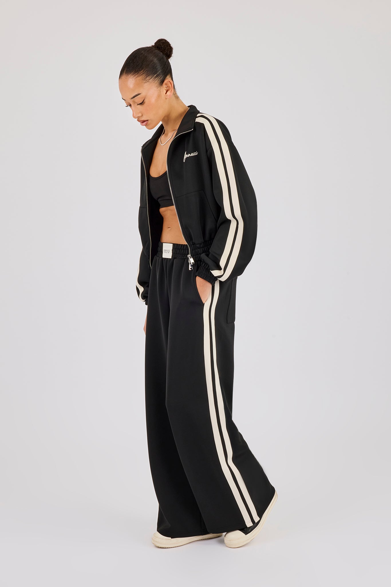 Super Baggy Taping Pant - Black