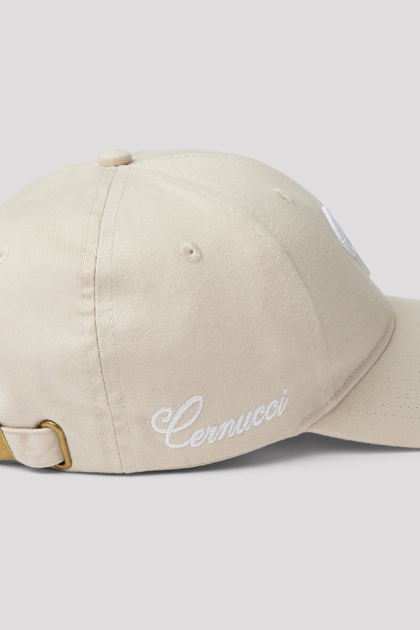 C Script Embroidered Cap - Stone
