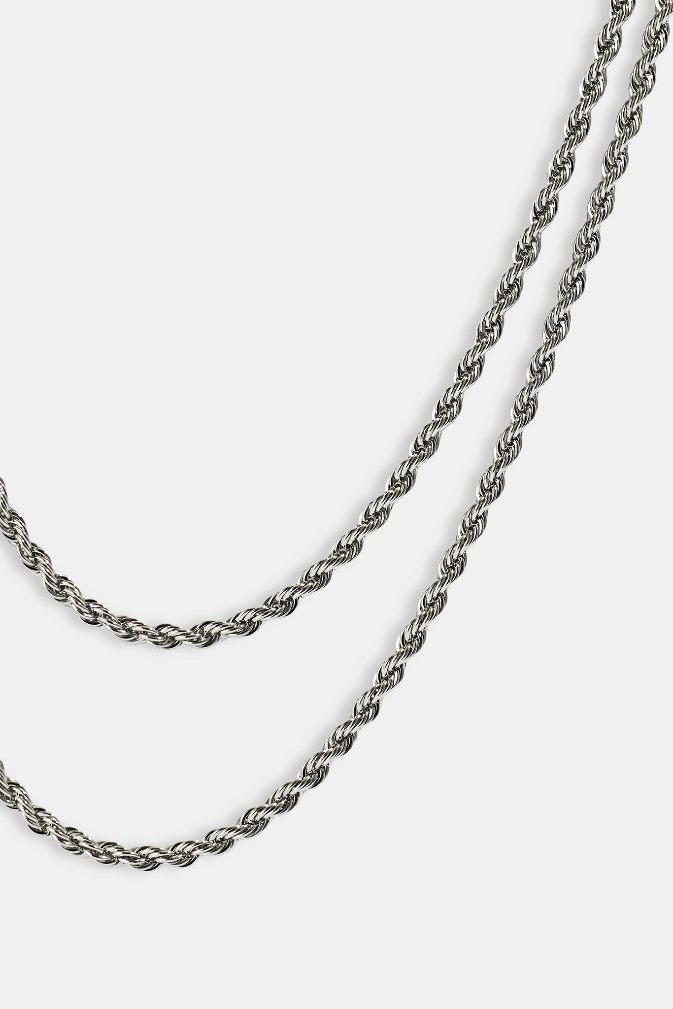 Double Stack Rope Chains Double Rope Chain - 6mm - White | Mens Chains | Shop Essential Chains ...