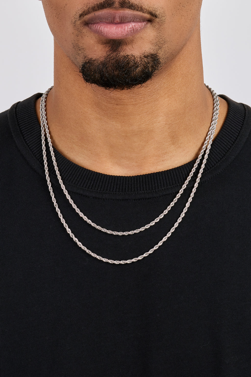 Double Stack Rope Chains Double Rope Chain - 6mm - White | Mens Chains | Shop Essential Chains ...