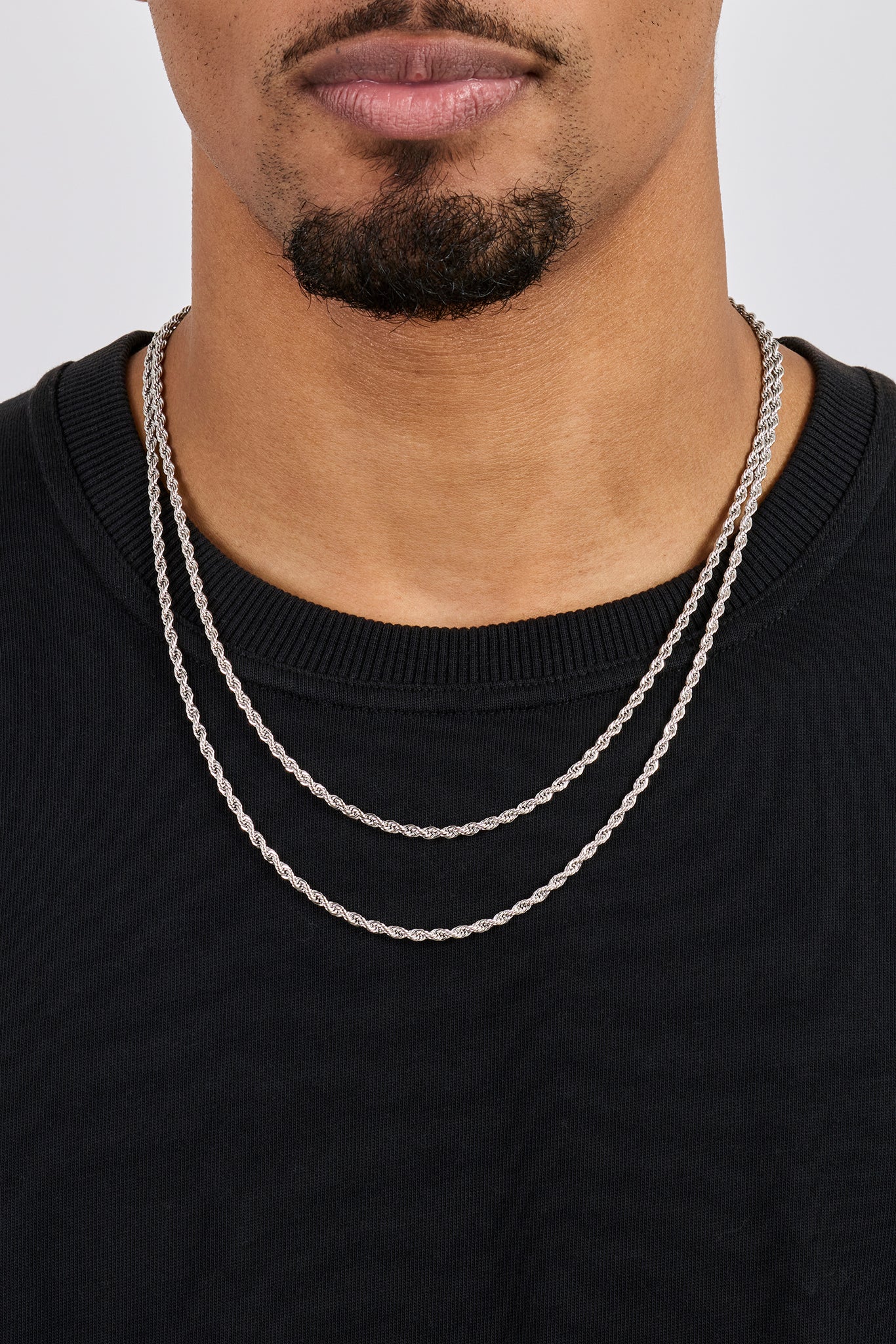 Double Rope Chain - 6mm - White