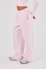 Cernucci Gothic Applique Wide Leg Jogger - Pink