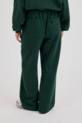 Wide Leg Jogger - Alpingrün