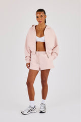 Embroidered Short - Dusty Pink