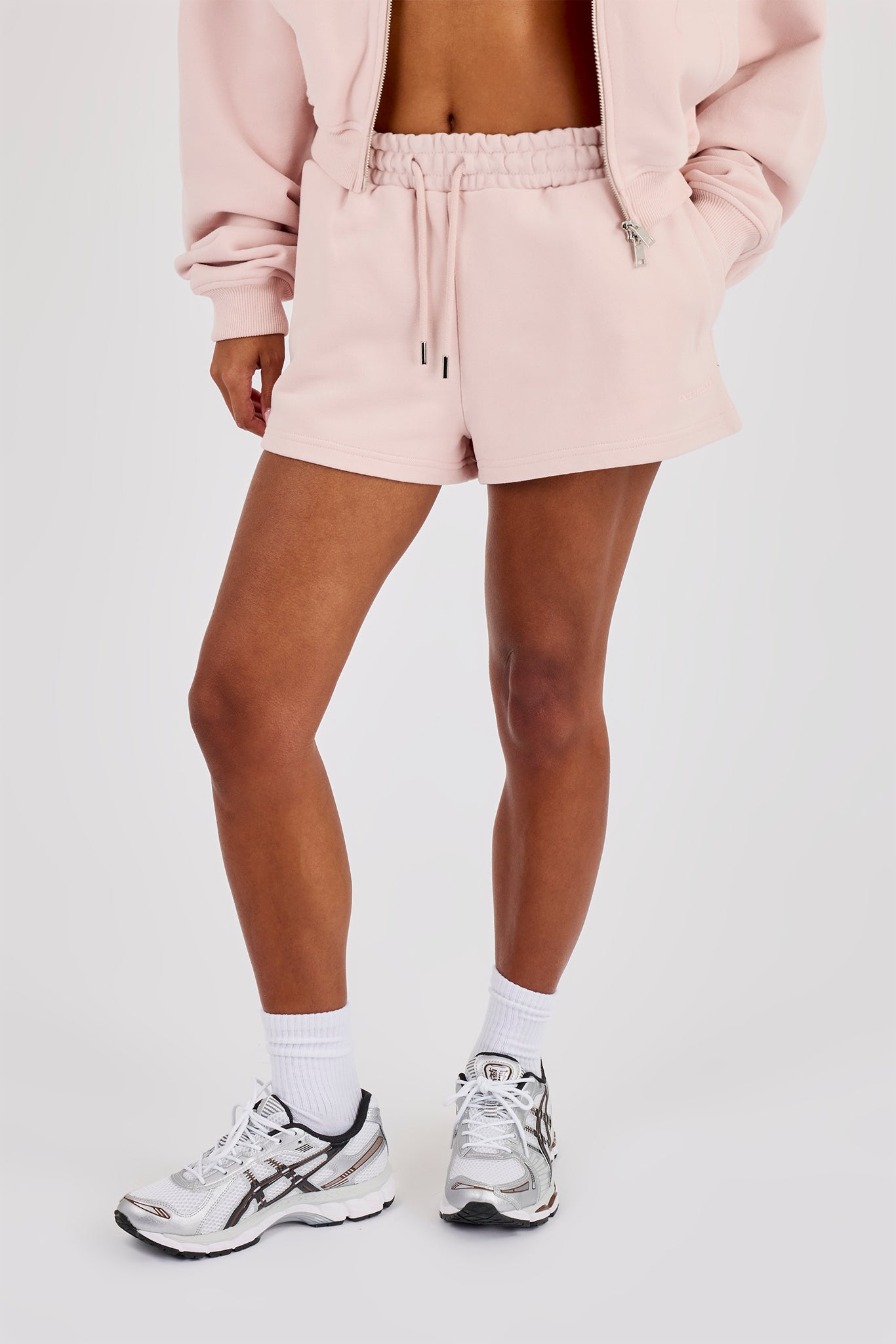 Embroidered Short - Dusty Pink