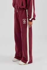 Rhone Alpes Wide Leg Jogger - Burgundy