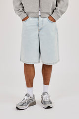 Denim Bermuda Jorts - Bleach Wash