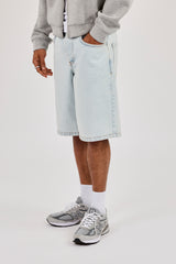 Denim Bermuda Jorts - Bleach Wash