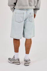 Denim Bermuda Jorts - Bleach Wash