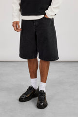 Denim Bermuda Jorts - Washed Black