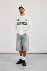 Denim Baggy Jort - Antique Wash