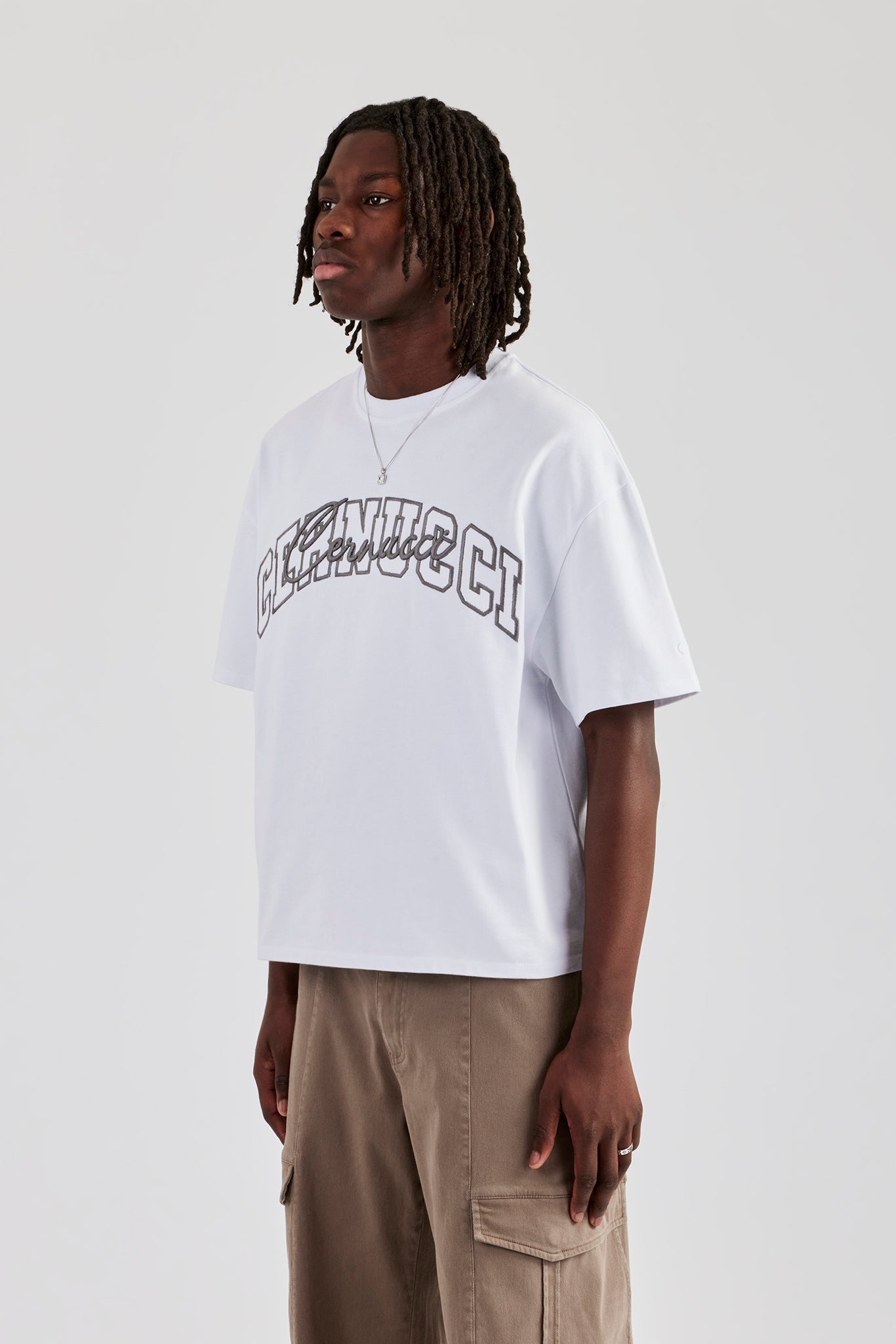 Boxy Layered Logo T-Shirt