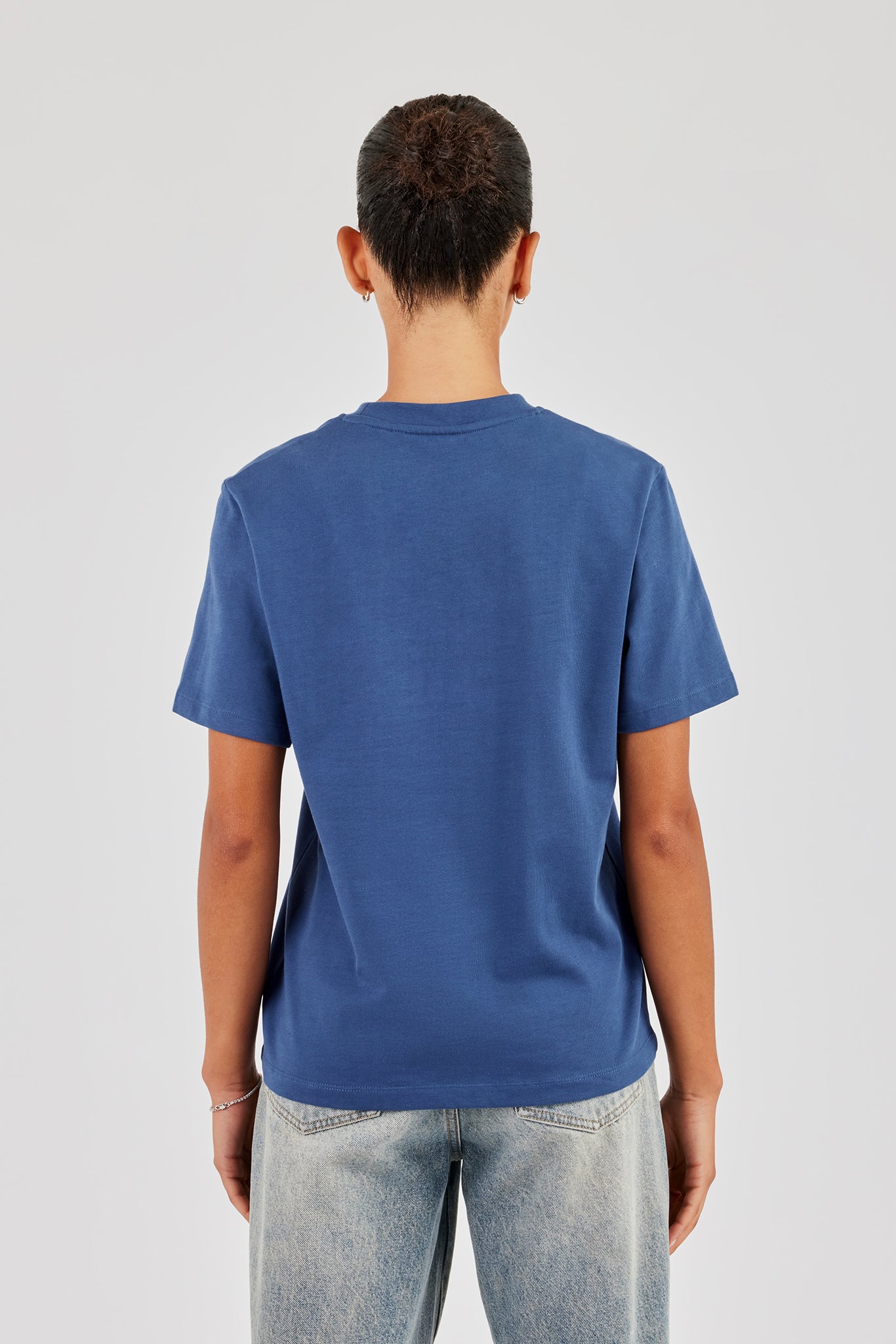 Amalfi Print Regular T-Shirt - Navy Blue