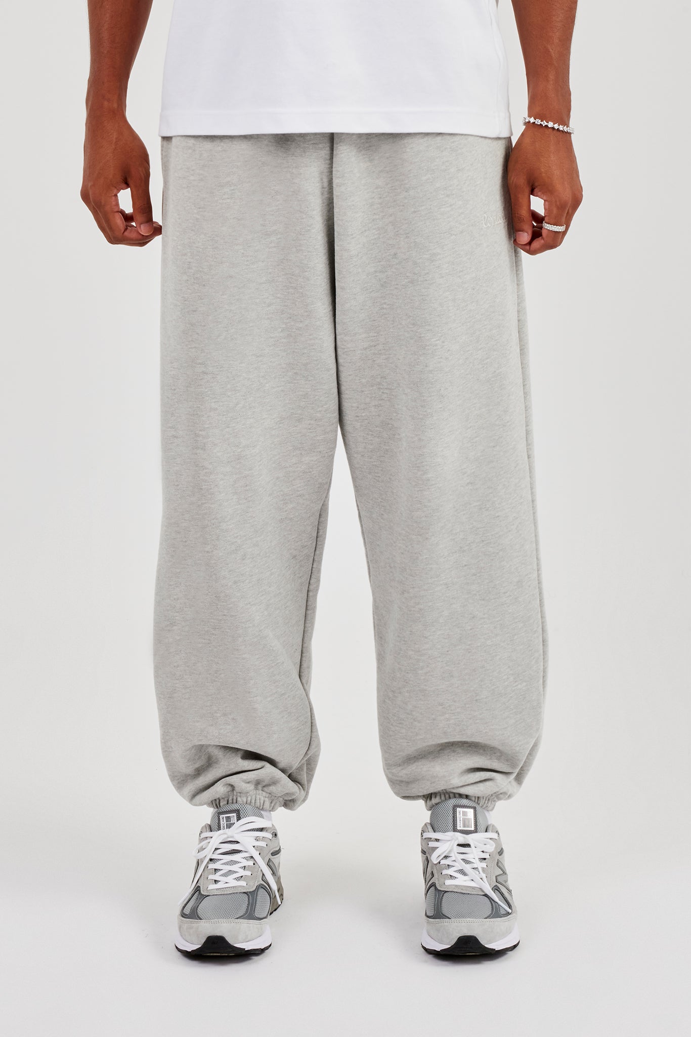 Cuffed Jogger - Grey Marl