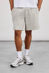 Relaxed Jersey Short - Grey Marl