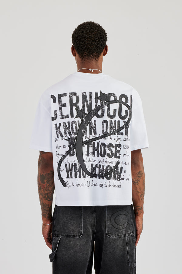 C Star Boxy T-Shirt - White