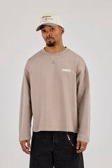 Long Sleeve Rio Diamond Graphic T-Shirt - Stone